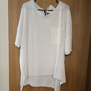 Elegant White Light Weight Women's Sweater